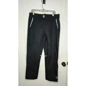 Womens Size Large Regular LL Bean Reflective Zip Winter Outdoor Sports Pants